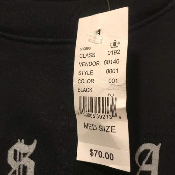 A$AP WORLDWIDE- Flowers Crew Neck Sweatshirt - Picture 4 of 10